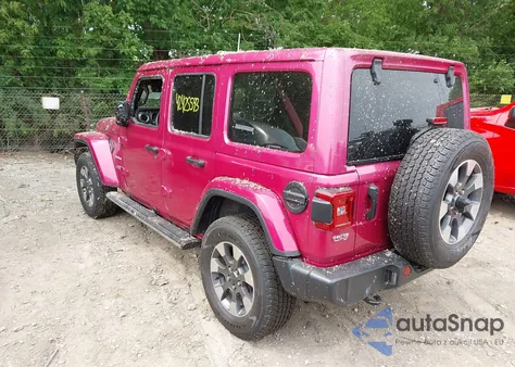2021 Jeep Wrangler Unlimited Sahara 4X4 from USA, damaged, VIN 1C4HJXEG1MW840676